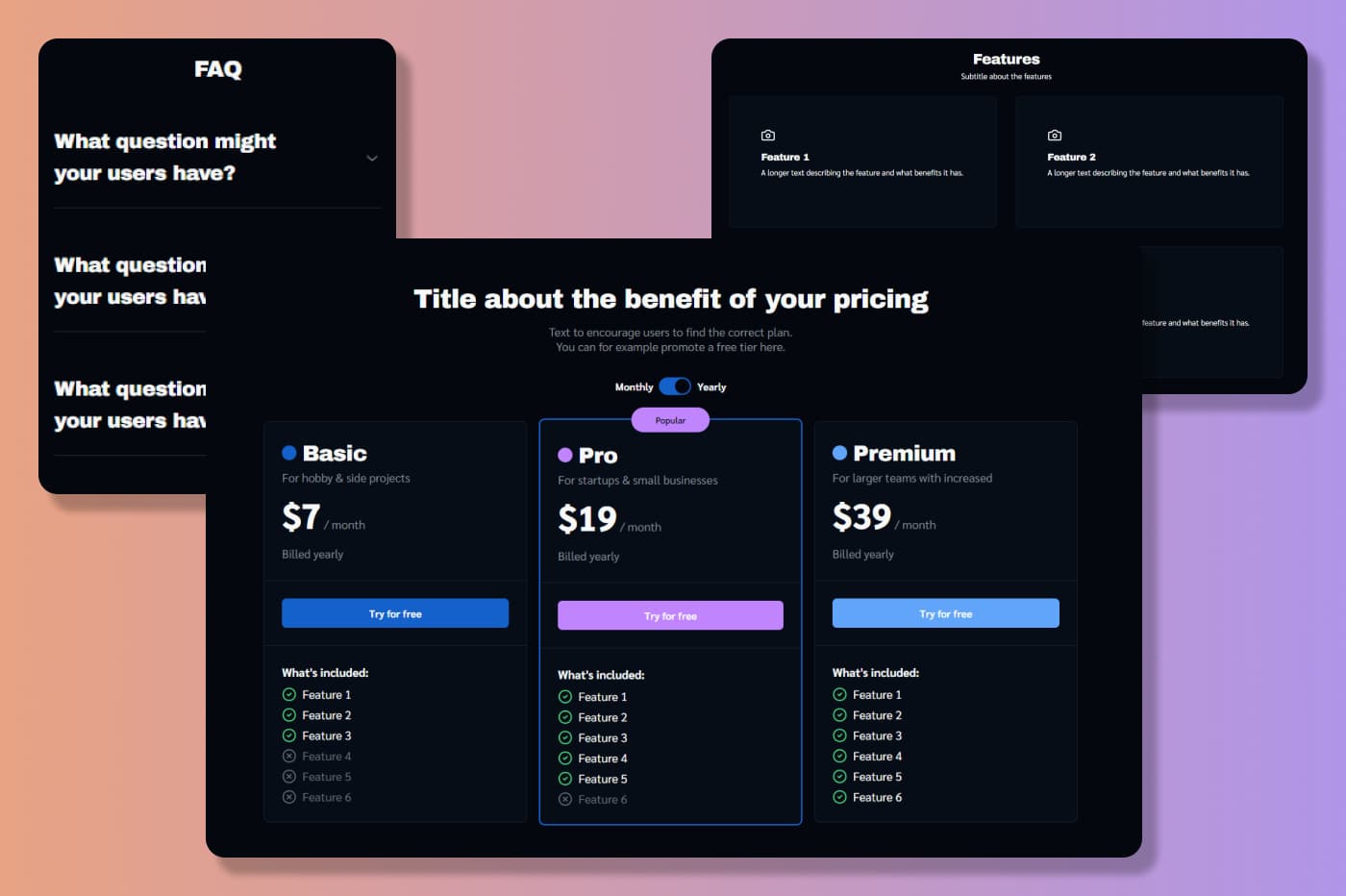 NextJet marketing page